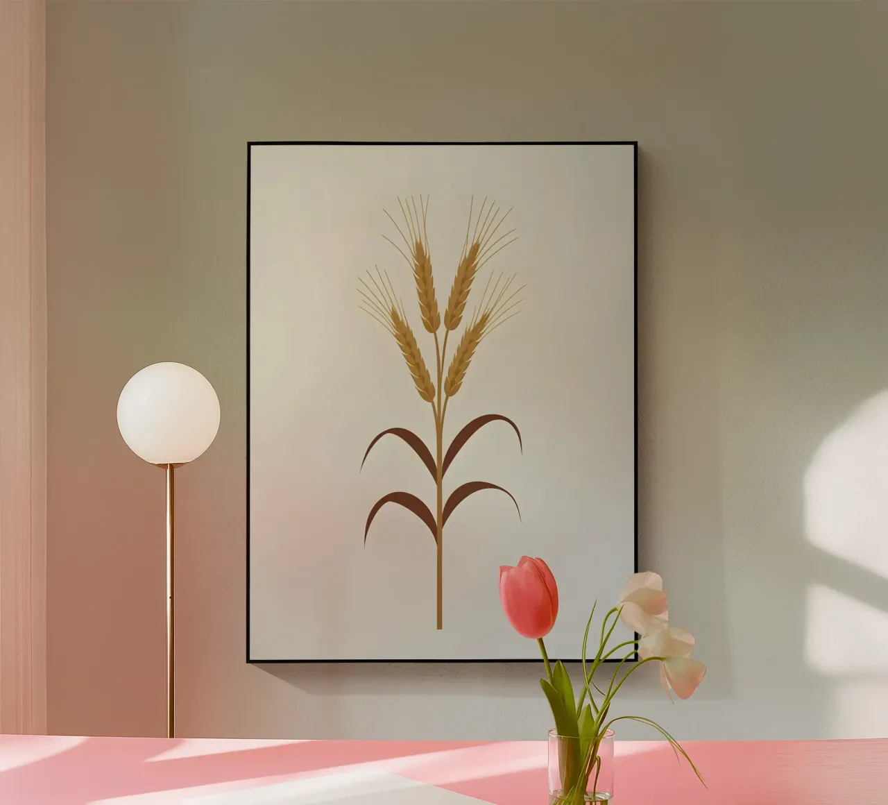 Gambo di segale plexiglass da Botanical Gallery