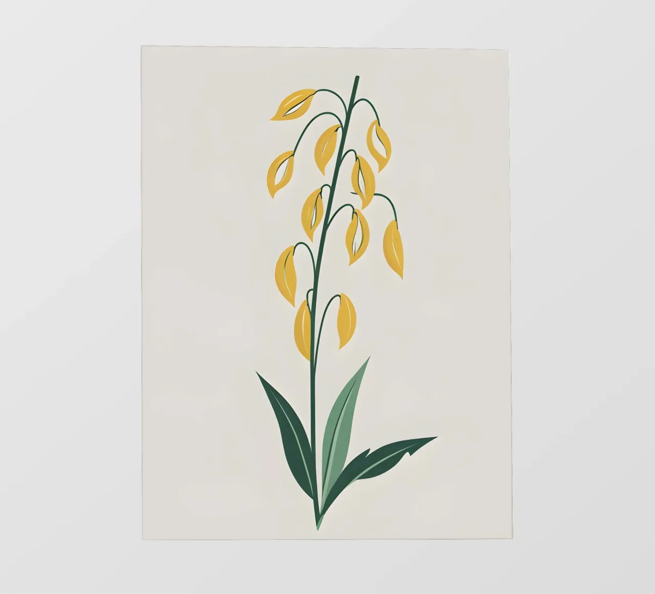 Gambo d'avena telo in pvc da Botanical Gallery
