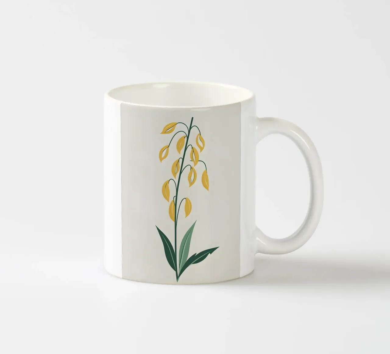 Gambo d'avena tazza in ceramica da Botanical Gallery