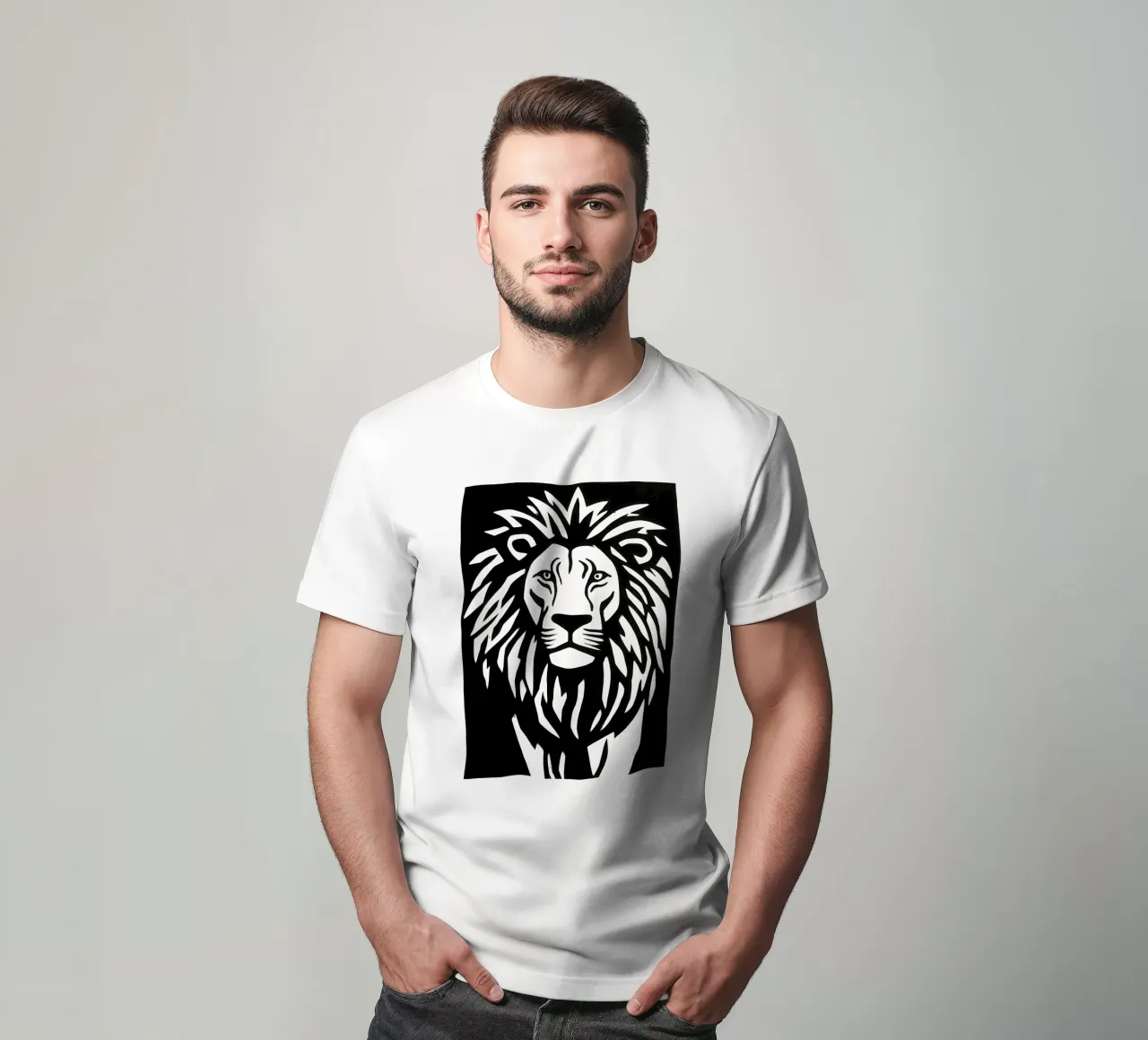 Il Vecchio Leone Saggio | Su età, dignità e saggezza t-shirt da Autofocus
