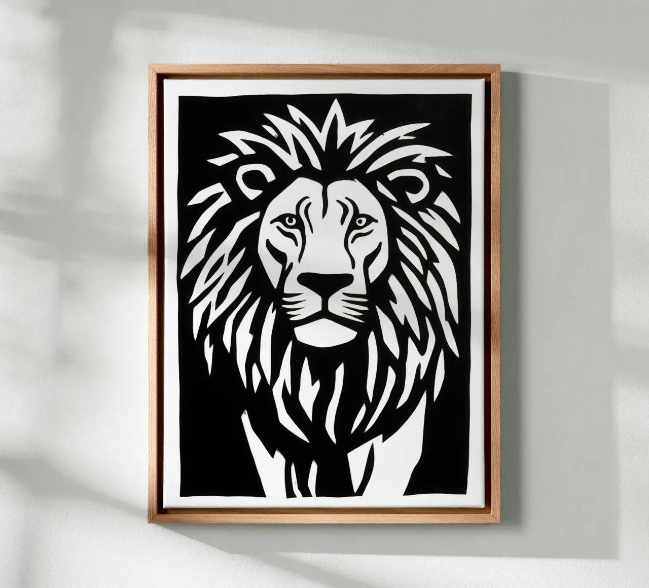 Old Wise Lion | On age, dignity and wisdom canvas by Autofocus