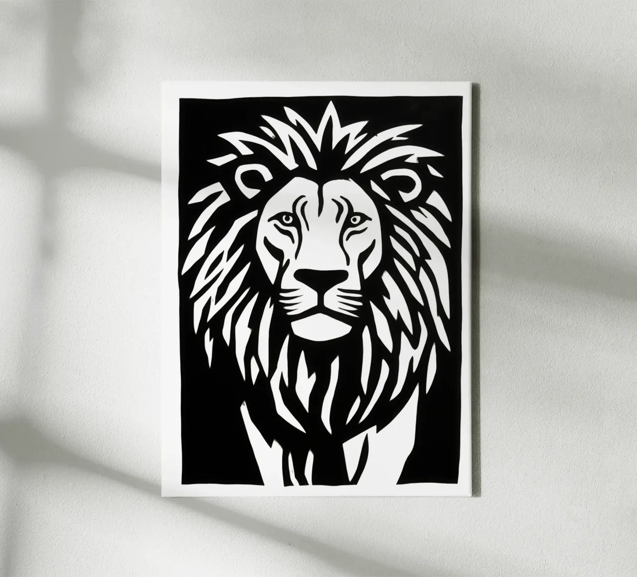 Old Wise Lion | On age, dignity and wisdom canvas by Autofocus