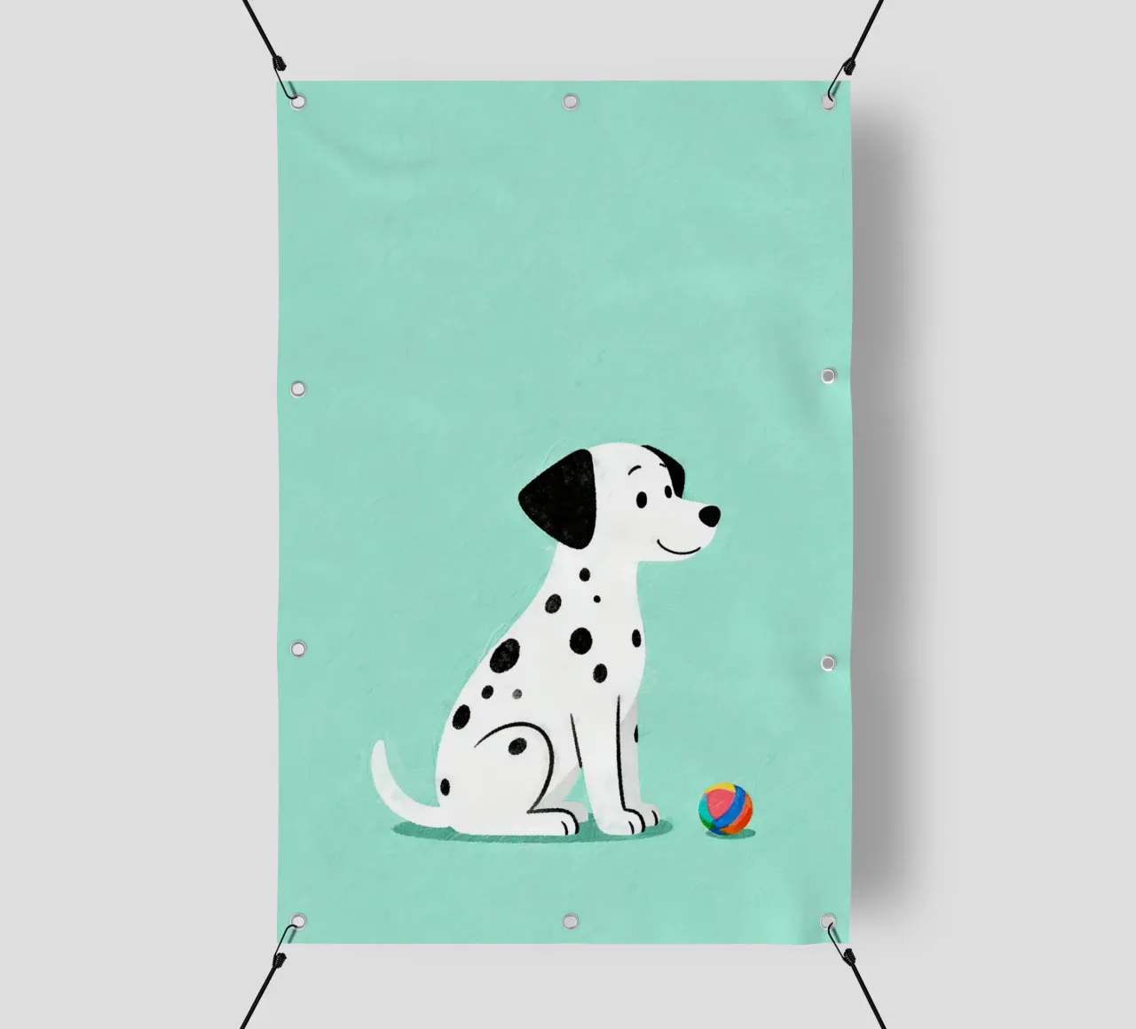 Dalmatian Puppy for Nursery telo in pvc da EverLuvv Studio