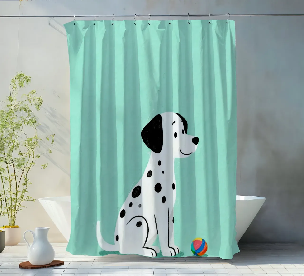 Dalmatian Puppy for Nursery tenda da doccia da EverLuvv Studio