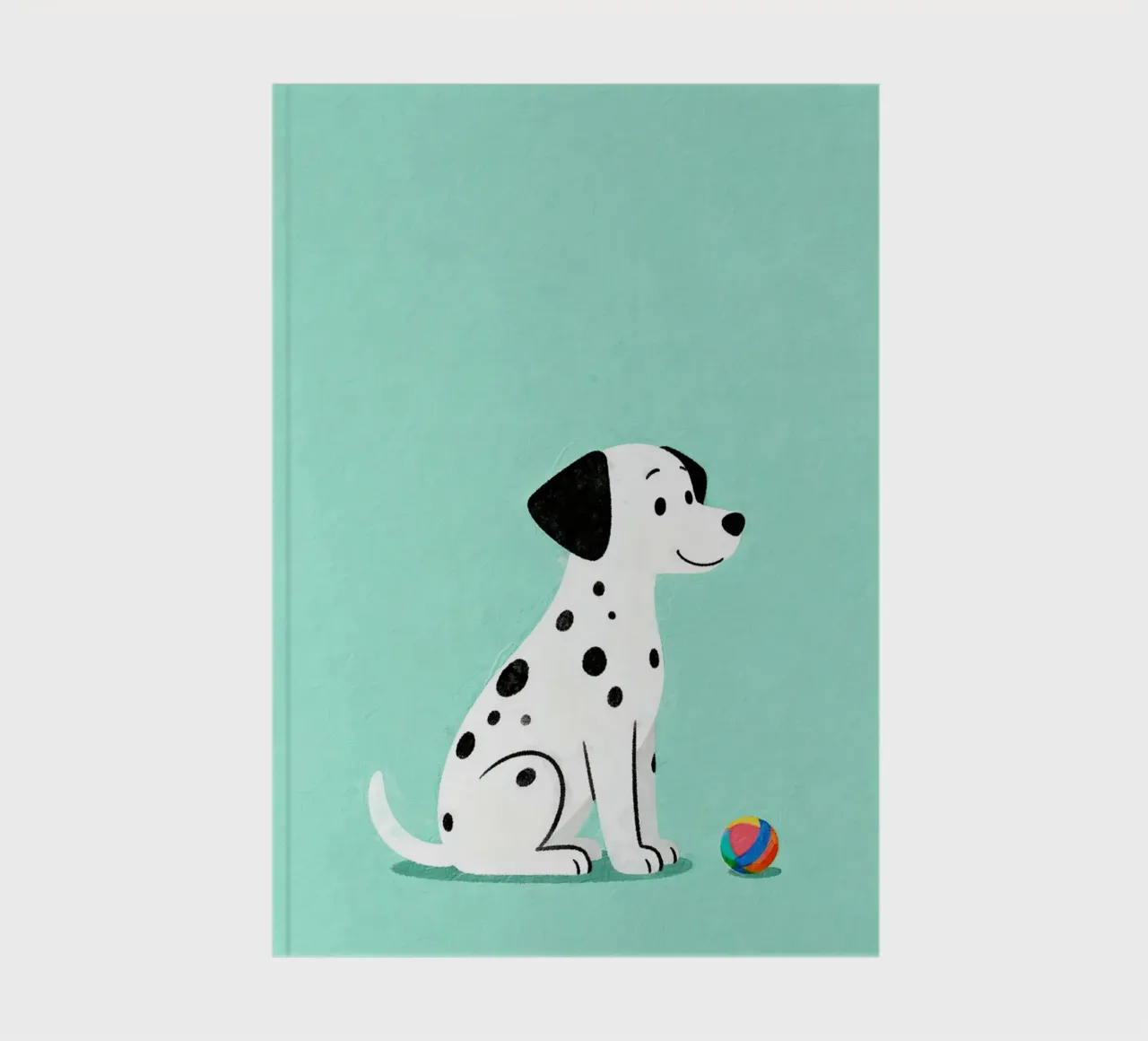 Dalmatian Puppy for Nursery Notizbuch von EverLuvv Studio