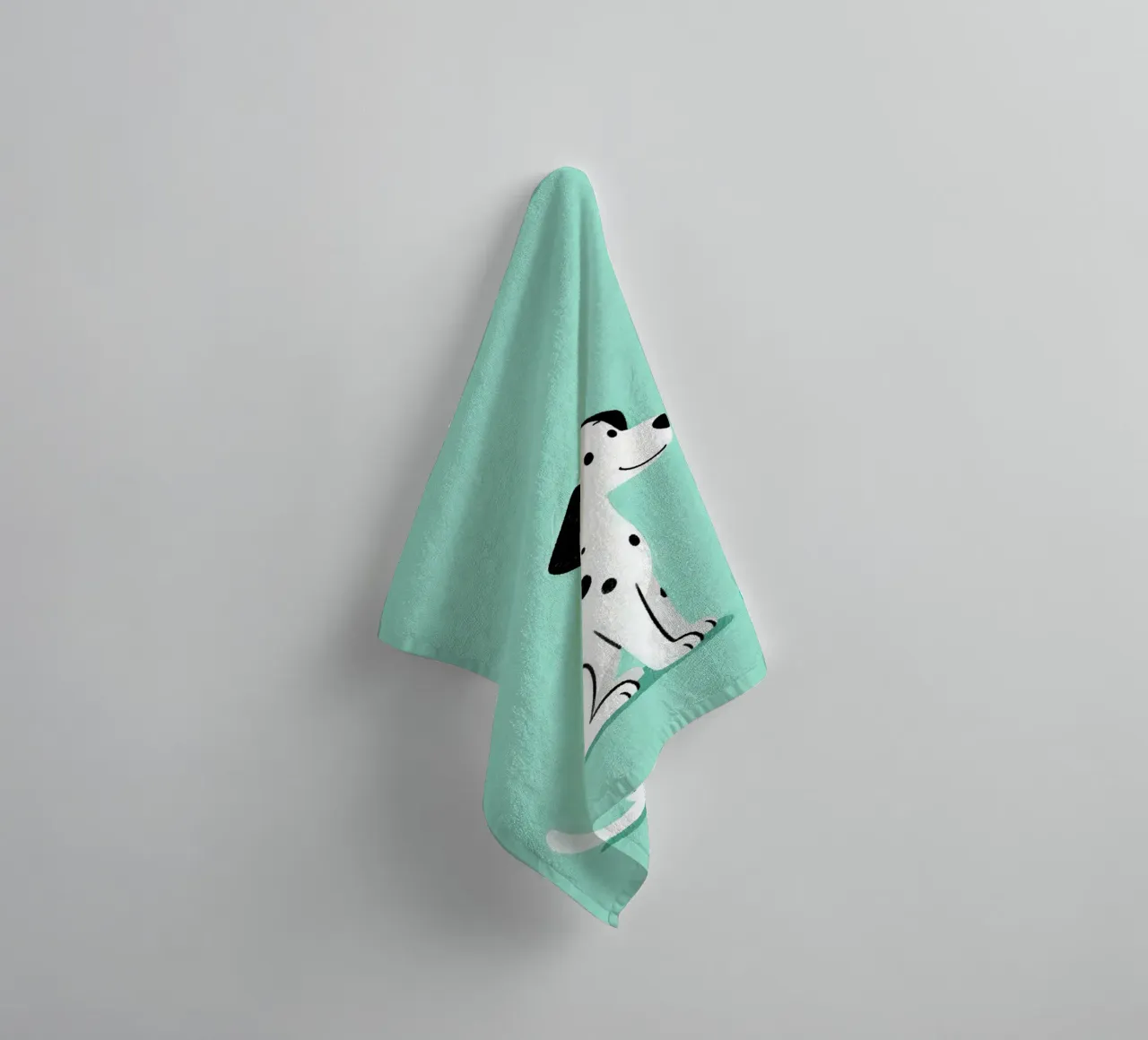 Dalmatian Puppy for Nursery asciugamano da bagno da EverLuvv Studio