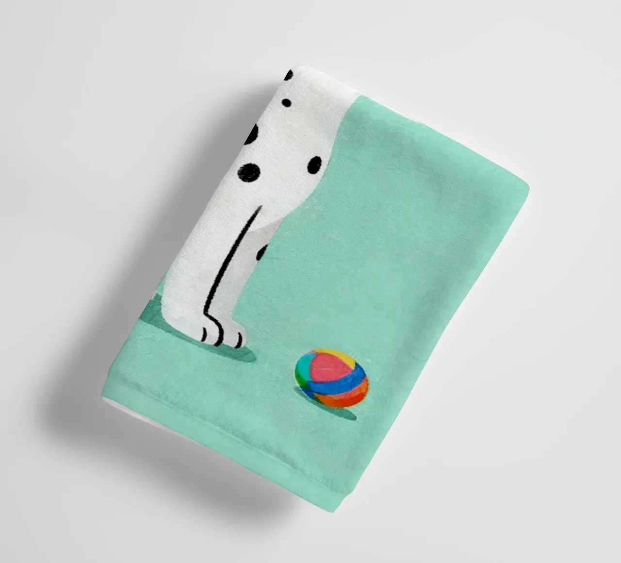 Dalmatian Puppy for Nursery asciugamano da bagno da EverLuvv Studio