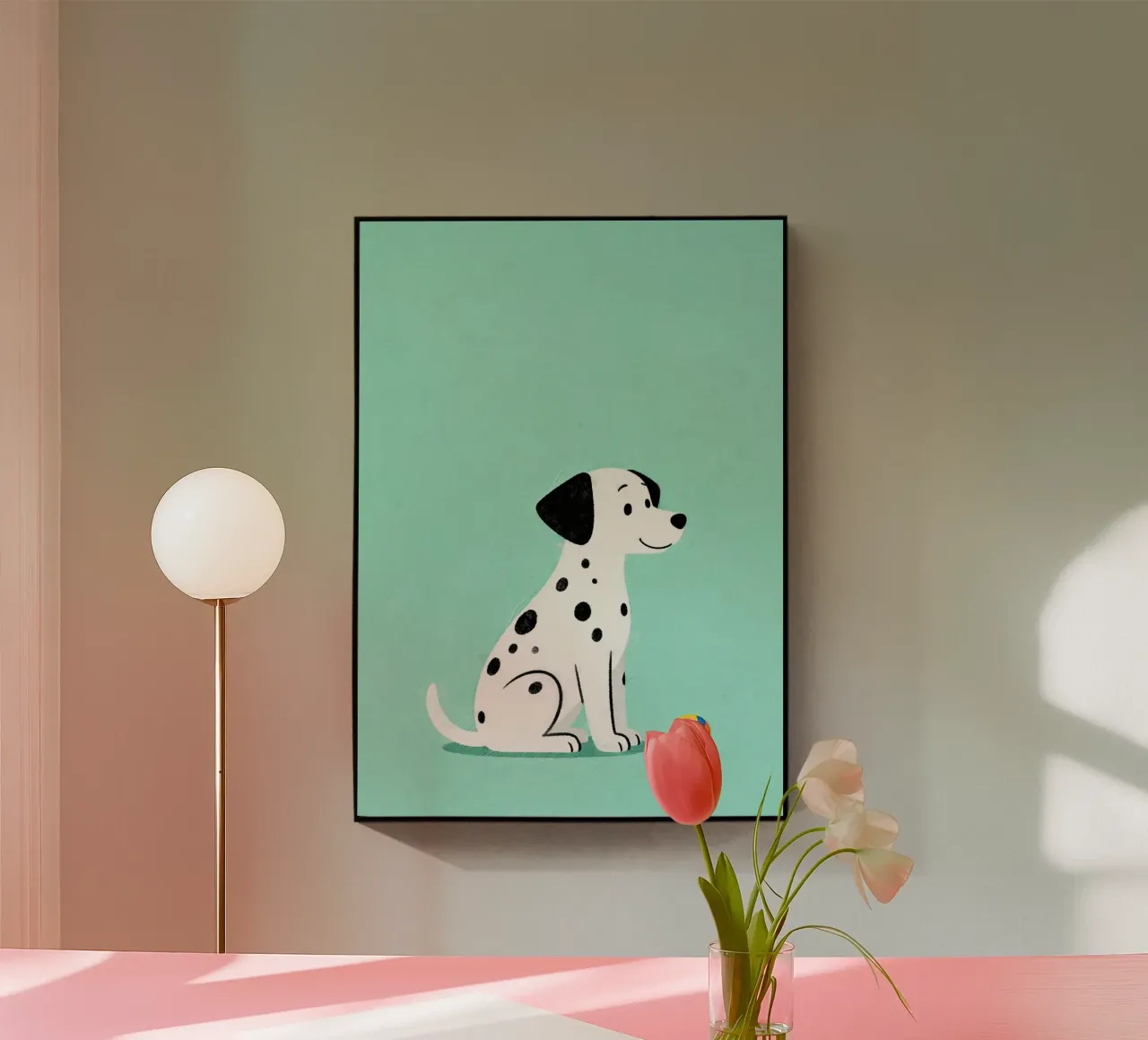 Dalmatian Puppy for Nursery plexiglass da EverLuvv Studio
