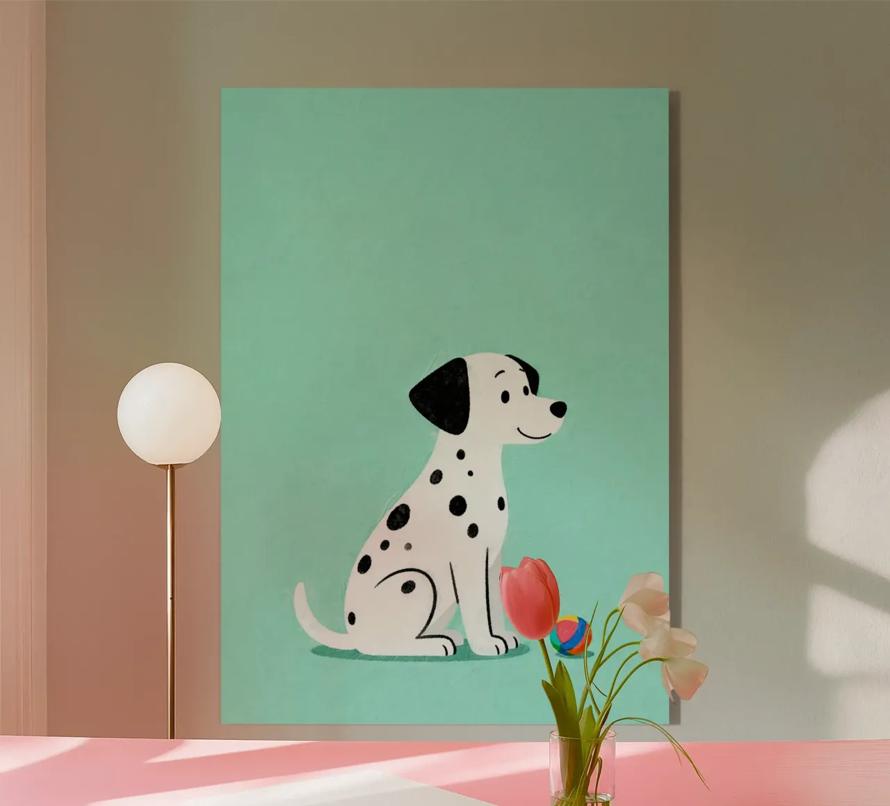 Dalmatian Puppy for Nursery plexiglass da EverLuvv Studio