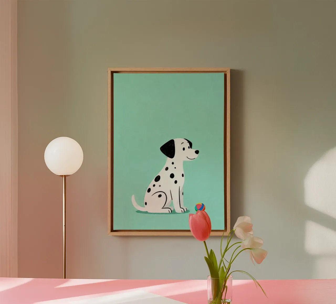 Dalmatian Puppy for Nursery tela da EverLuvv Studio