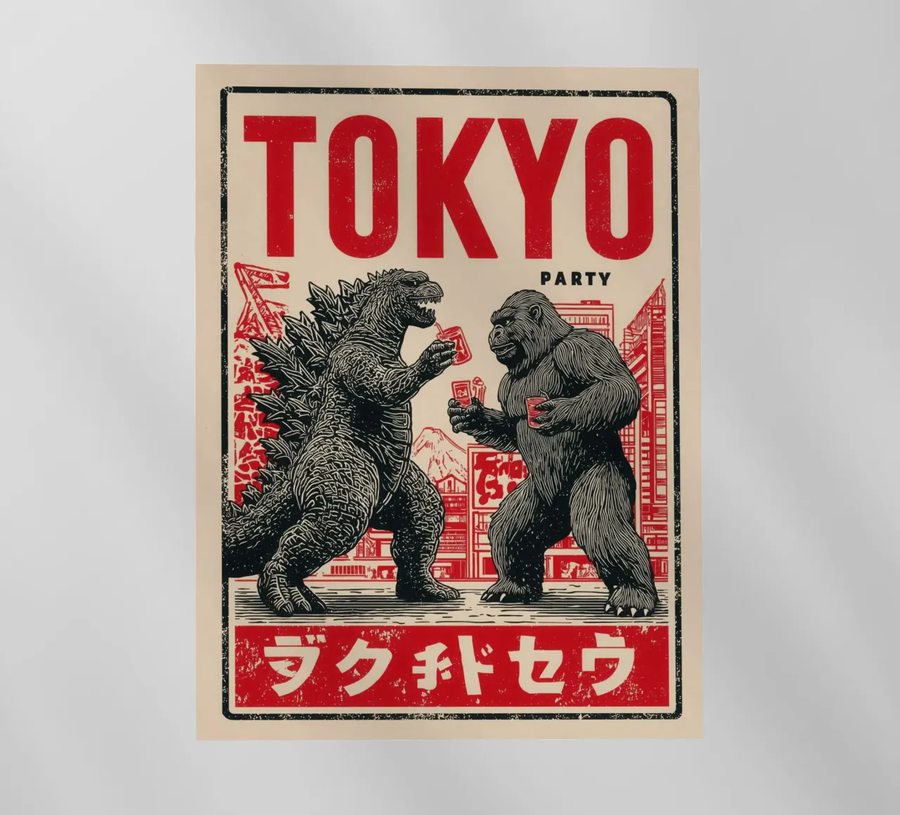 Tokyo Party | Godzilla e King Kong After-Hour pellicola backlit da Autofocus