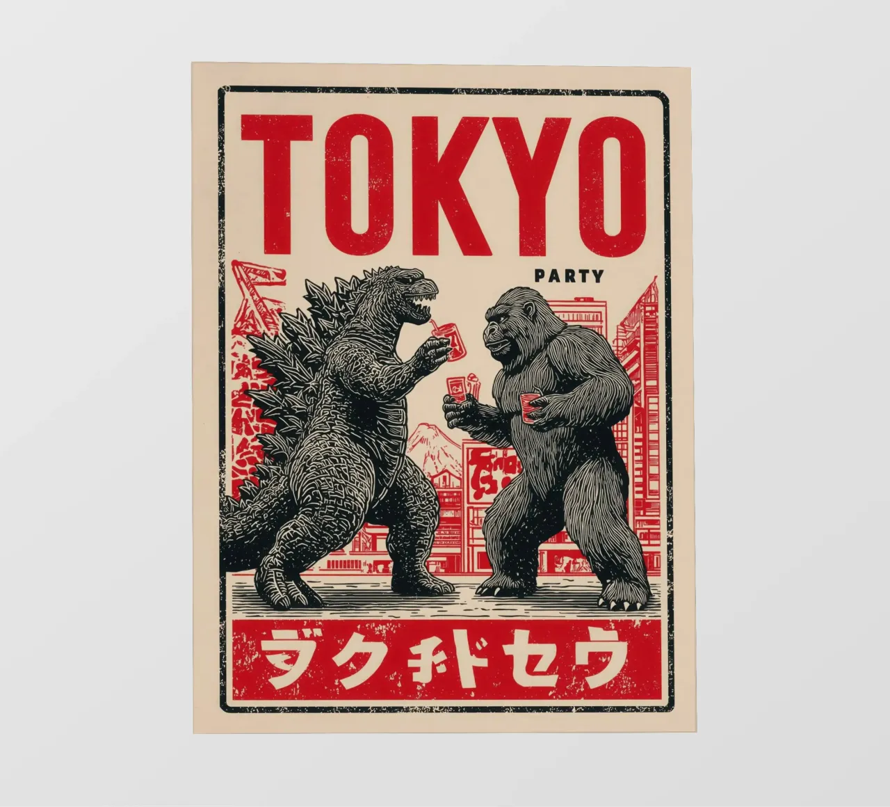 Tokyo Party | Godzilla e King Kong After-Hour pellicola backlit da Autofocus