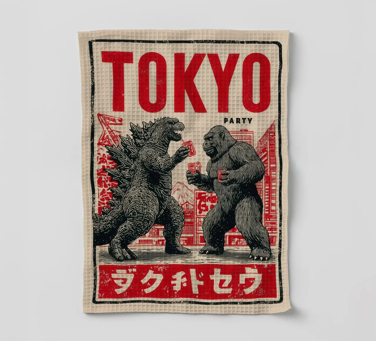 Tokyo Party | Godzilla e King Kong After-Hour canovaccio da cucina da Autofocus