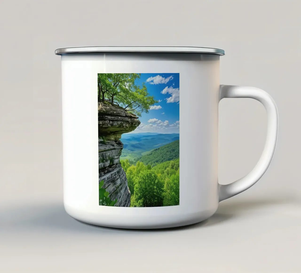 Conkles Hollow Ohio tazza in smalto da Catvalenzuele