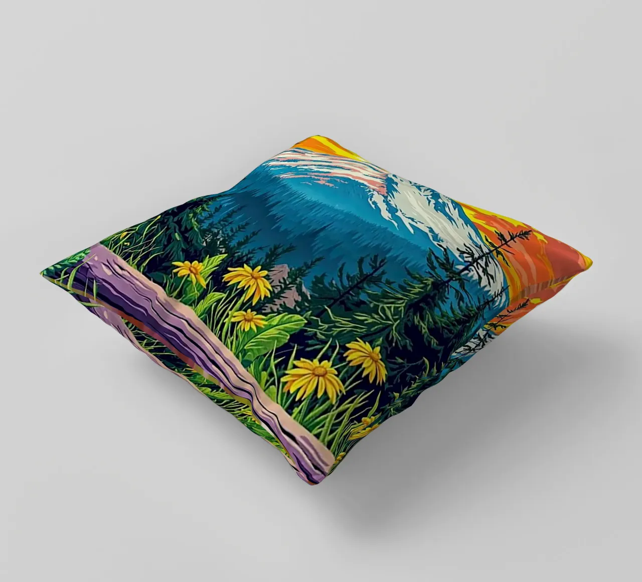 Monte Bachelor Oregon cuscino da Catvalenzuele