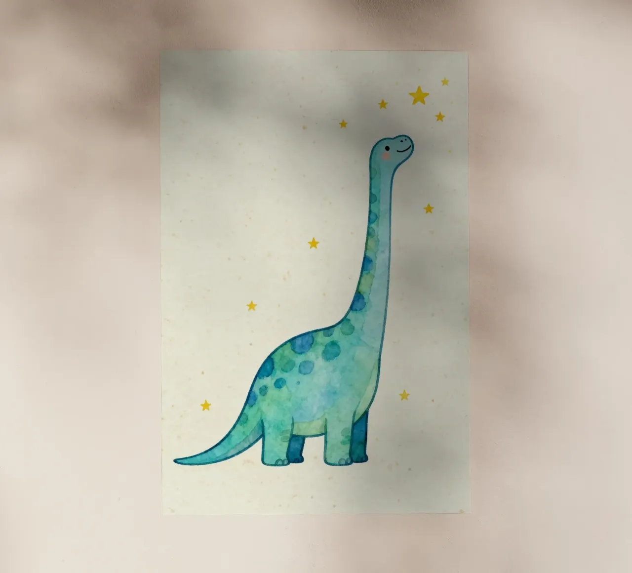 Brachiosaurus illustration pellicola backlit da EverLuvv Studio