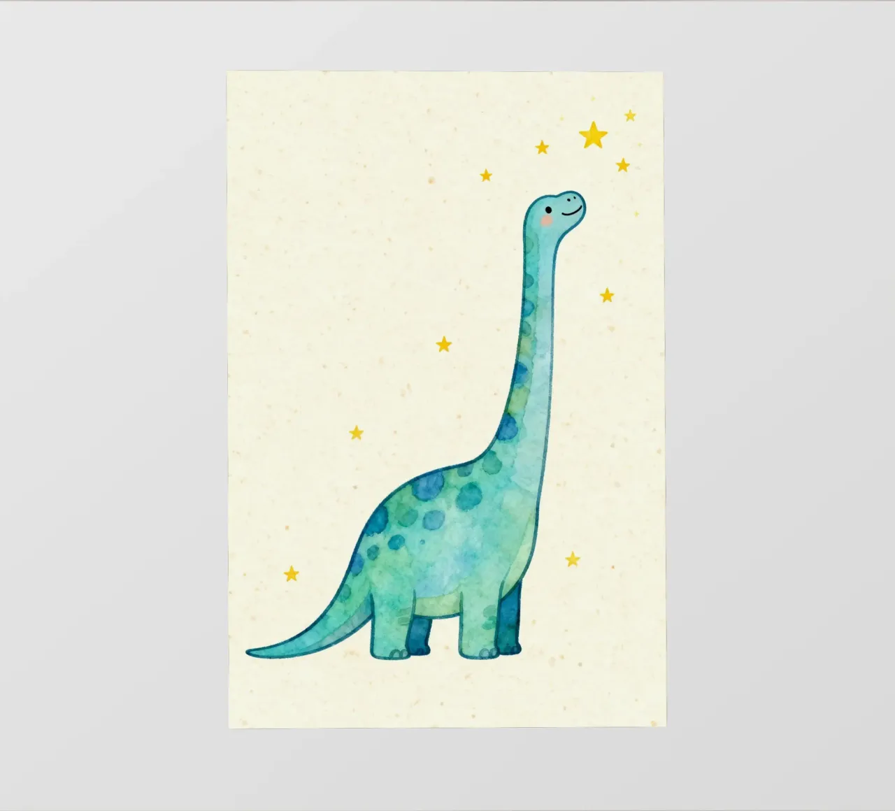 Brachiosaurus illustration pellicola backlit da EverLuvv Studio