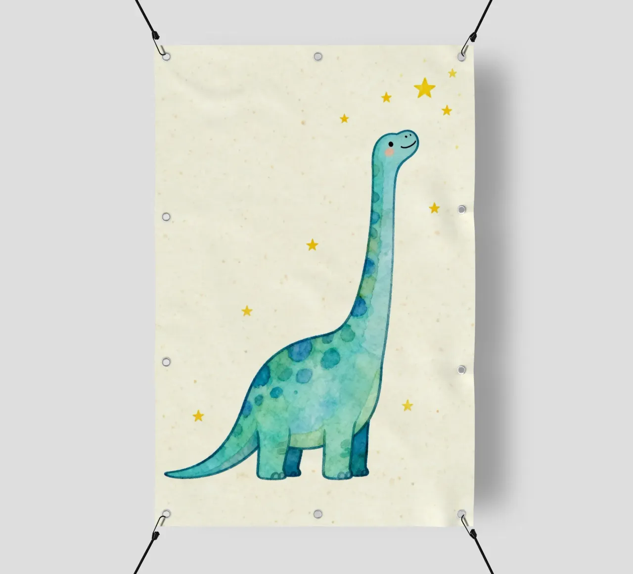 Brachiosaurus illustration telo in pvc da EverLuvv Studio