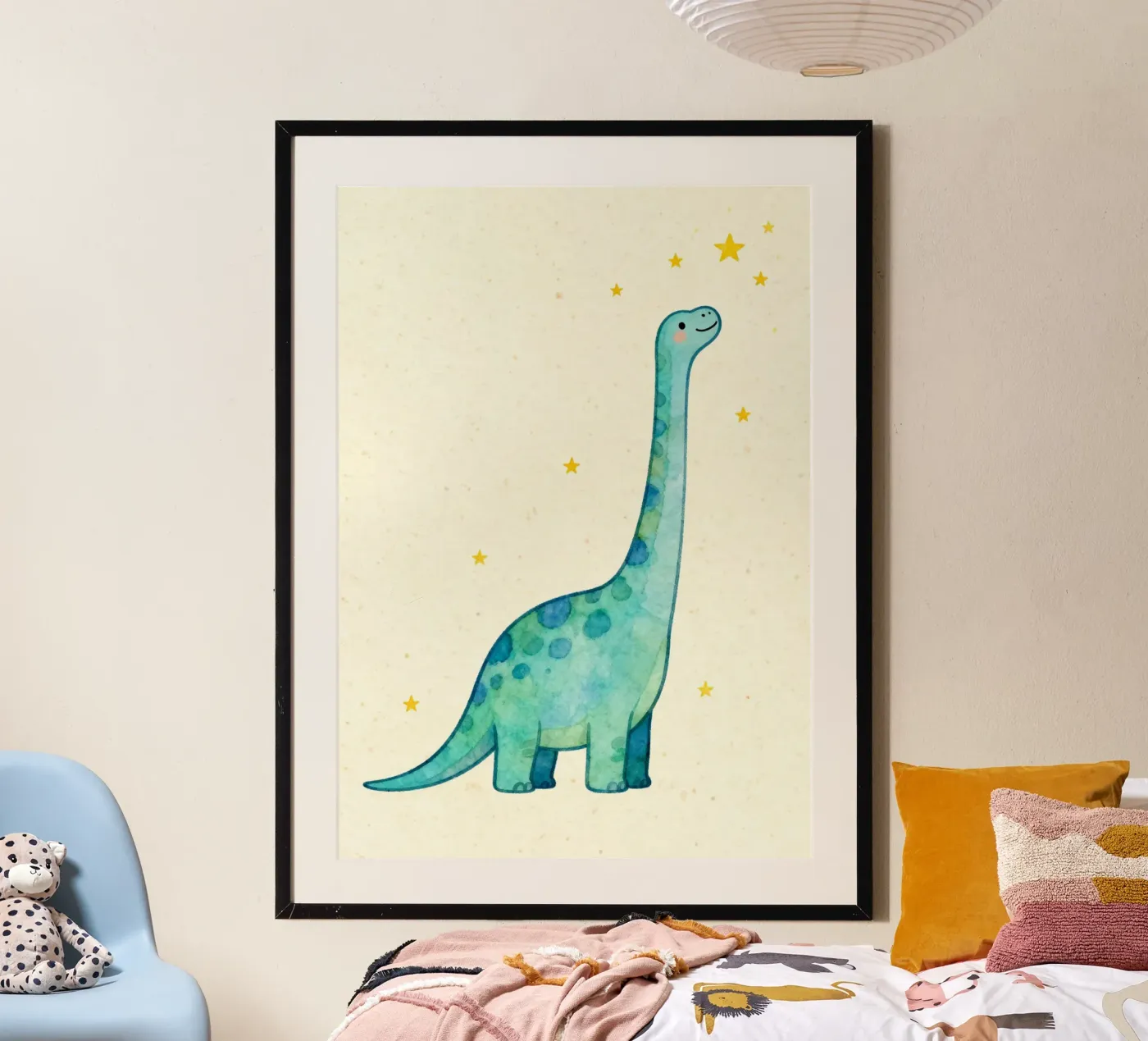 Brachiosaurus illustration poster da EverLuvv Studio