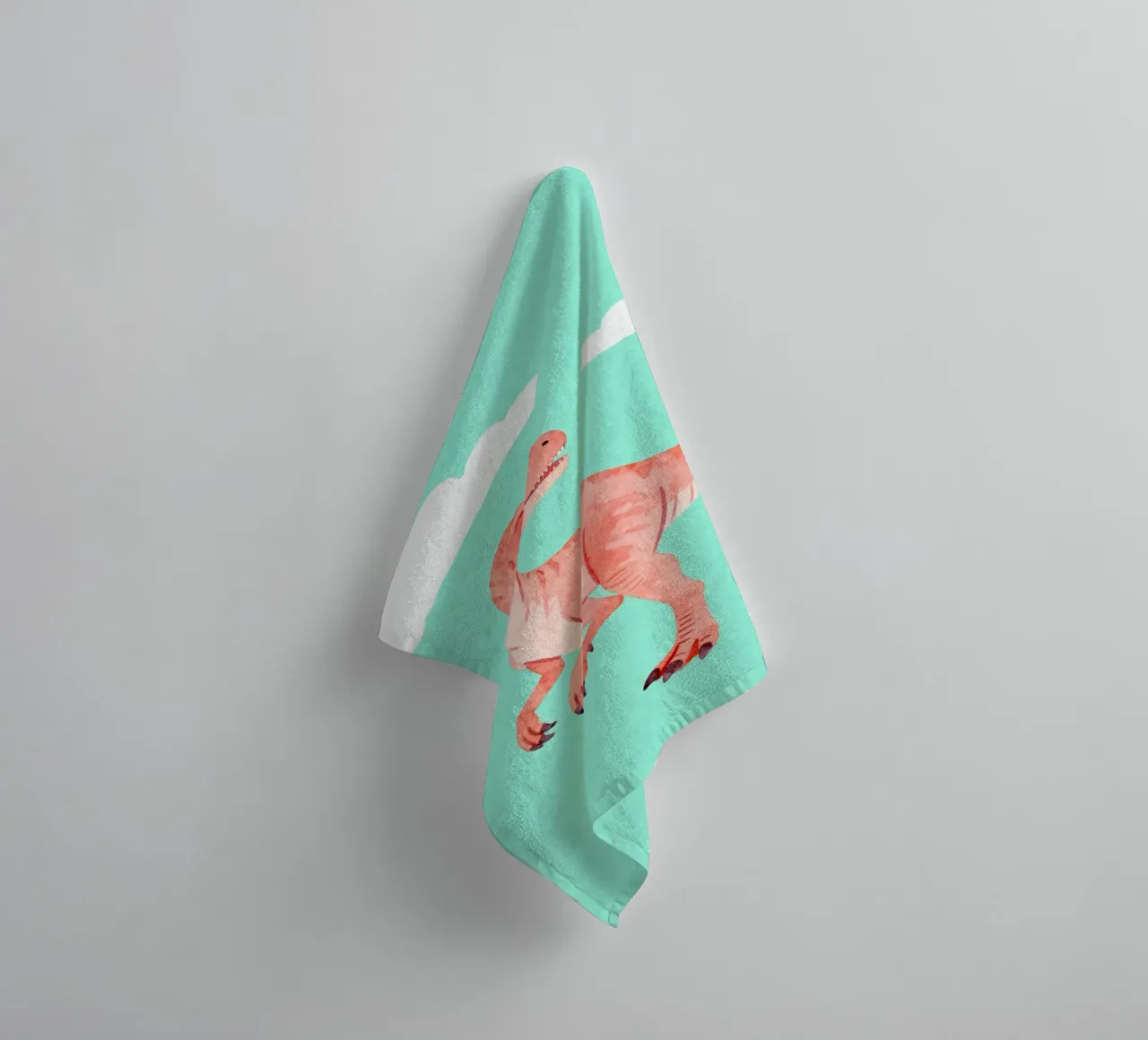 Velociraptor Fun asciugamano da bagno da EverLuvv Studio