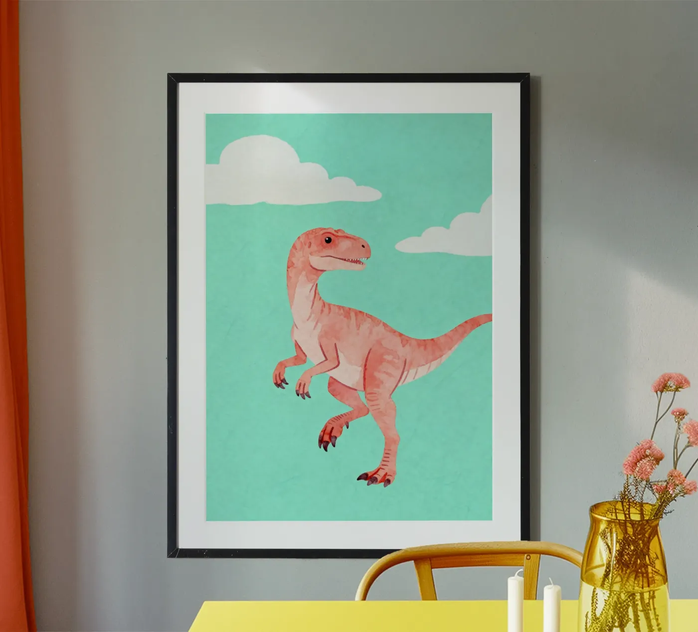 Velociraptor Fun poster da EverLuvv Studio