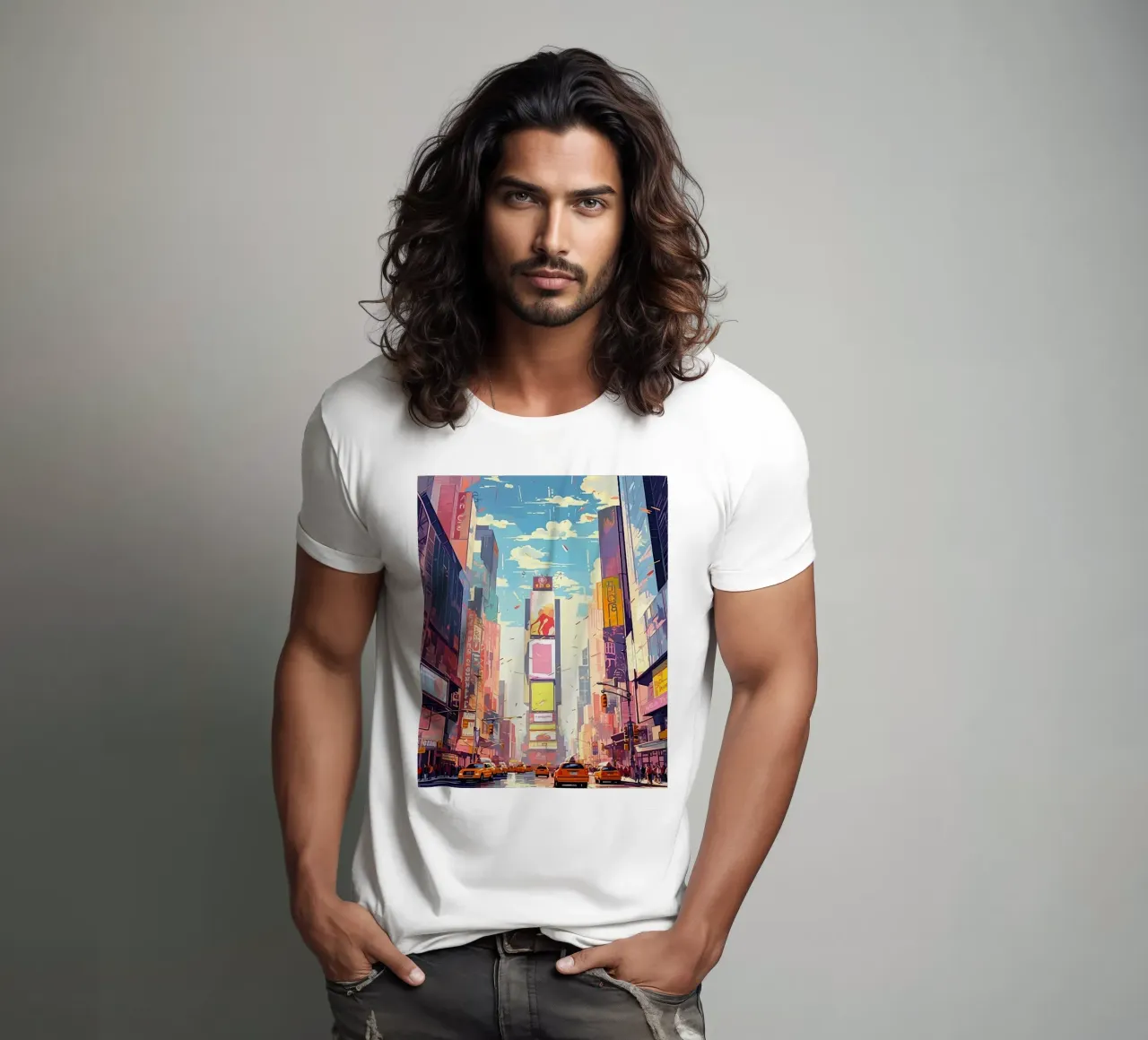 Times Square New York t-shirt da Catvalenzuele