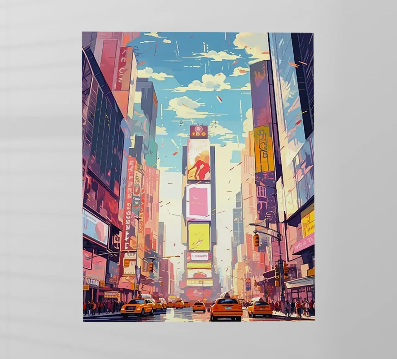 Times Square New York pellicola backlit da Catvalenzuele