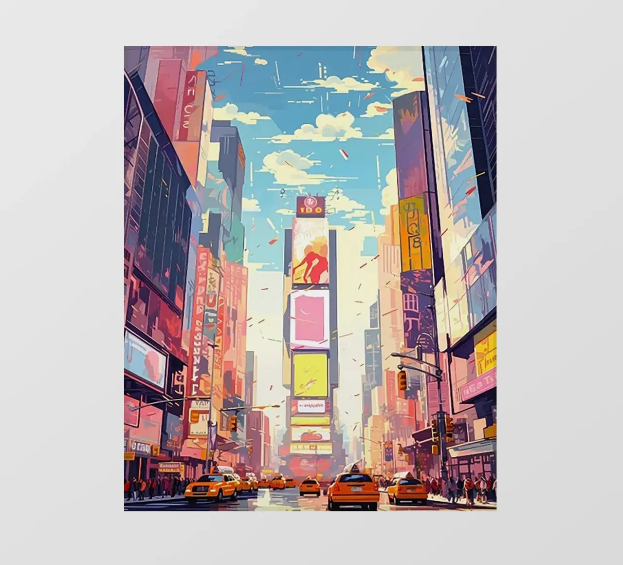 Times Square New York pellicola backlit da Catvalenzuele