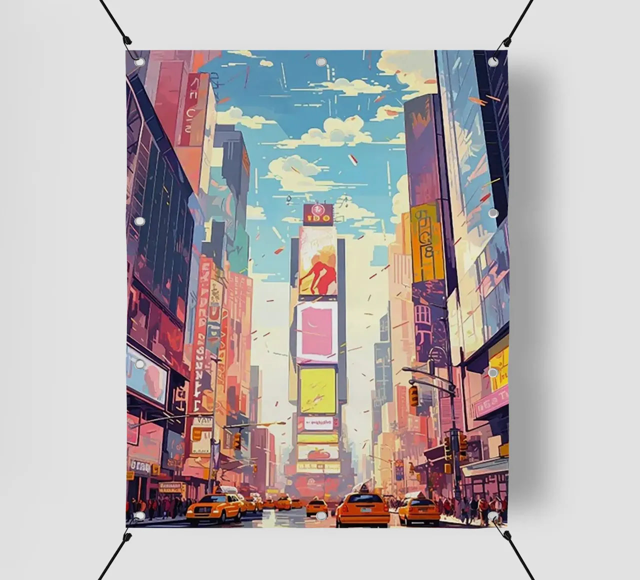 Times Square New York telo in pvc da Catvalenzuele