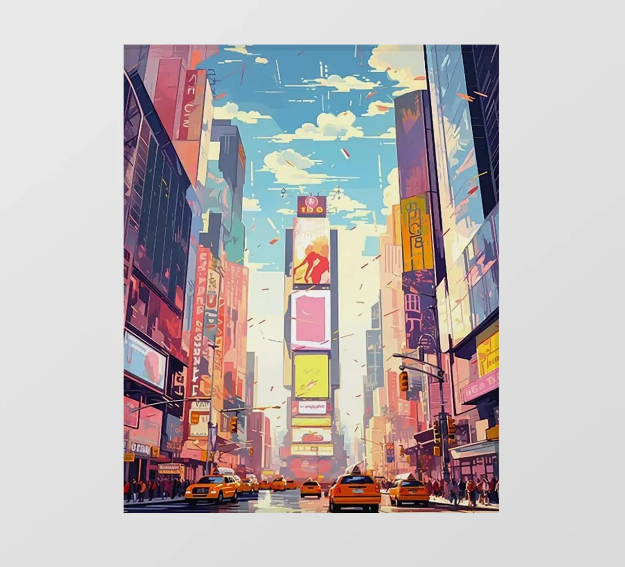 Times Square New York telo in pvc da Catvalenzuele
