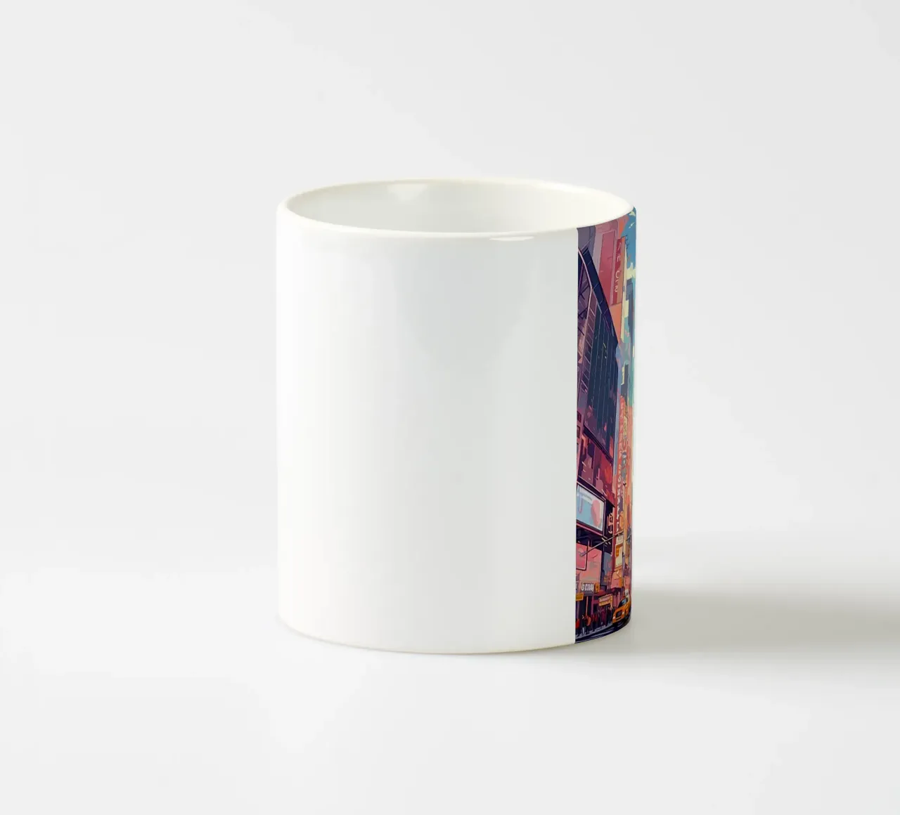Times Square New York tazza in ceramica da Catvalenzuele