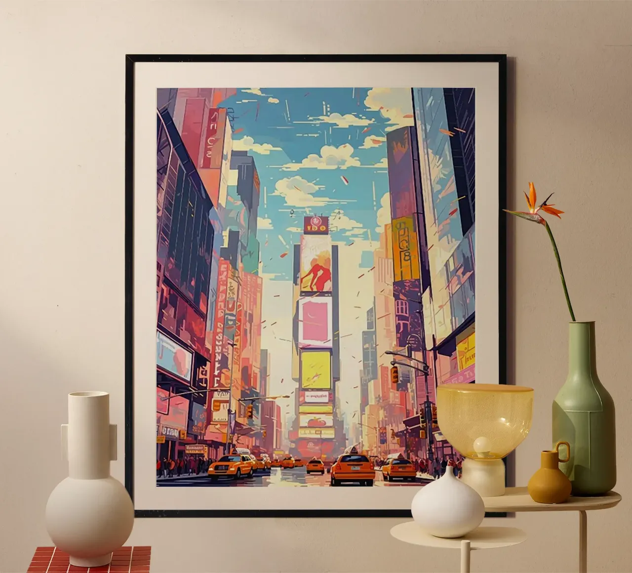 Times Square New York carta hahnemühle da Catvalenzuele
