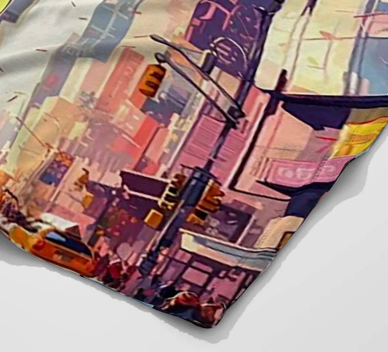 Times Square New York coperta in pile da Catvalenzuele