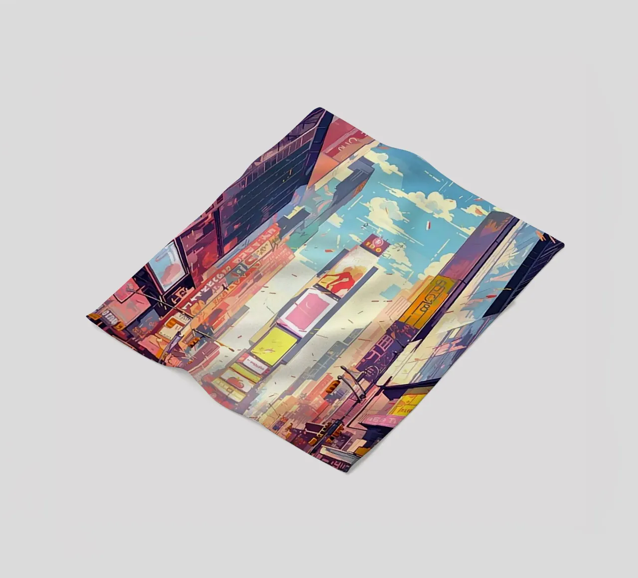 Times Square New York coperta in pile da Catvalenzuele