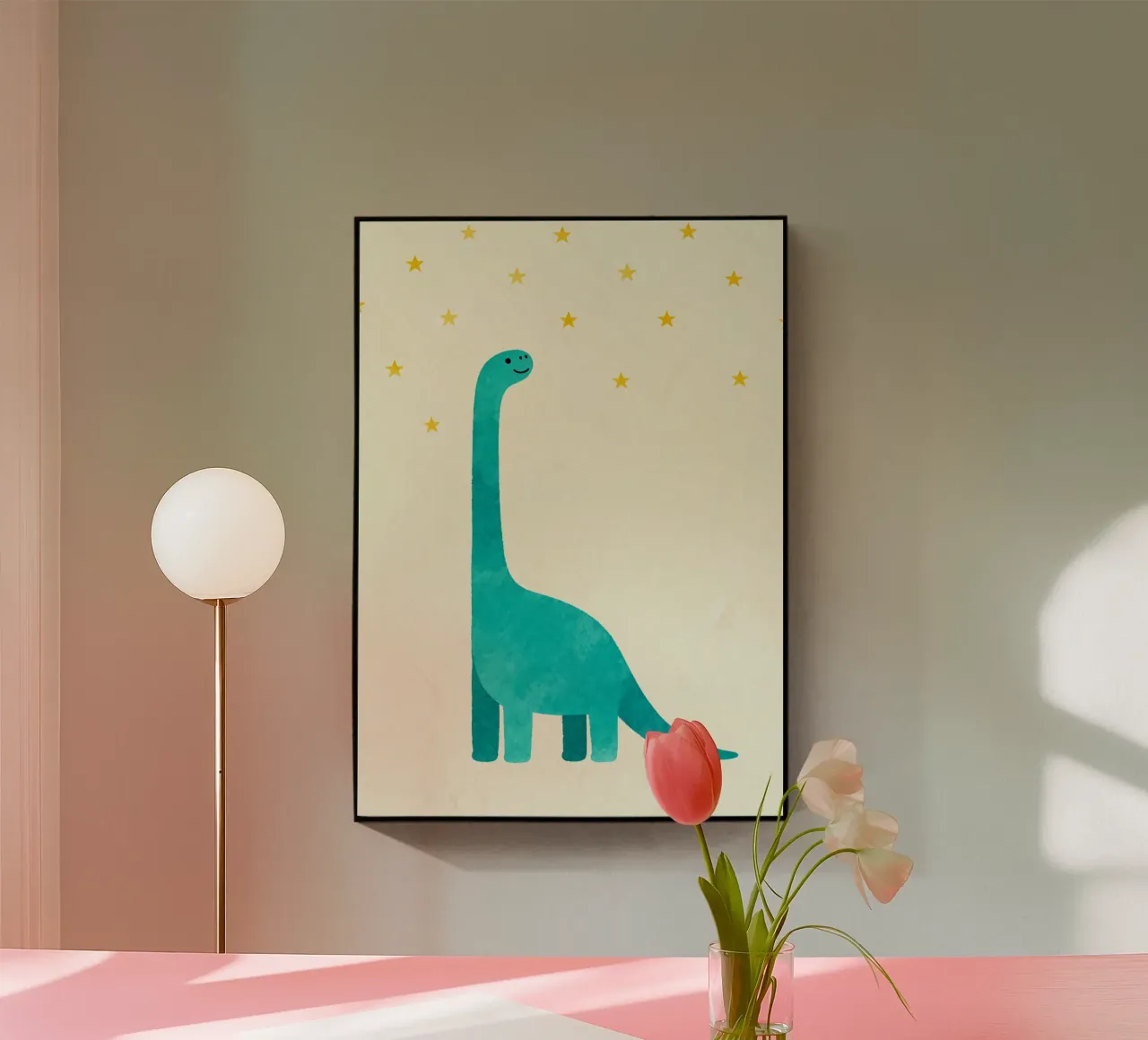 Starry Diplodocus plexiglass da EverLuvv Studio
