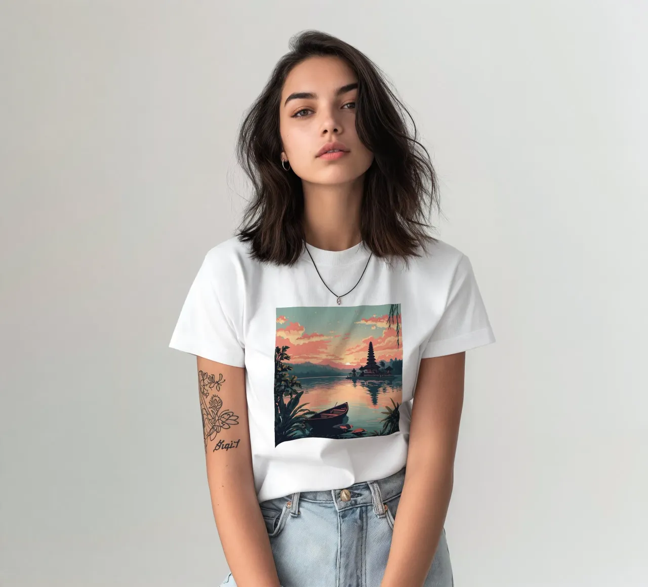 Templi a Bali t-shirt da Catvalenzuele