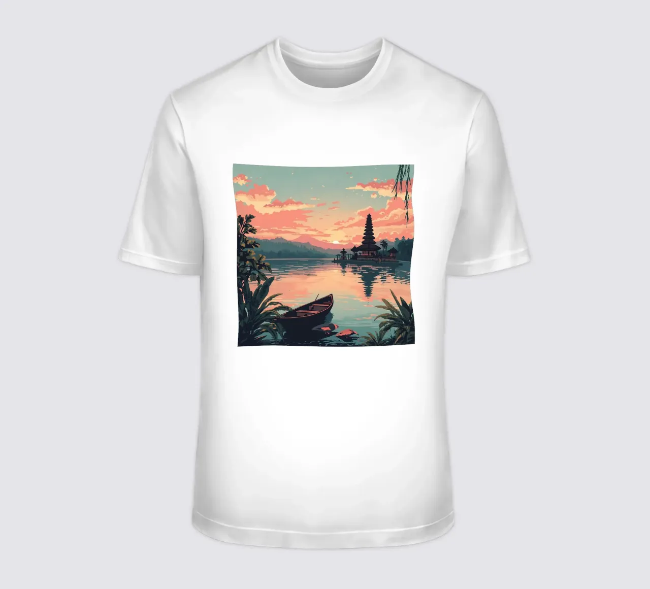 Templi a Bali t-shirt da Catvalenzuele