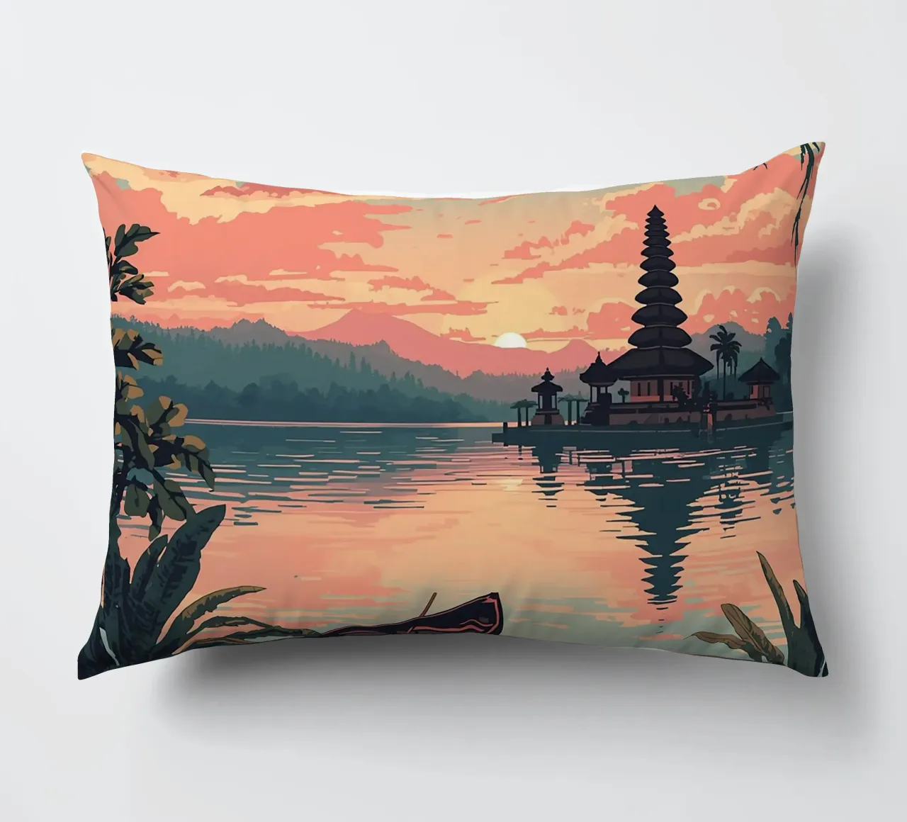 Templi a Bali cuscino da Catvalenzuele