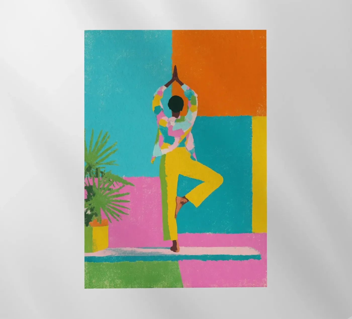 Lo yoga pellicola backlit da Nikis Art Studio