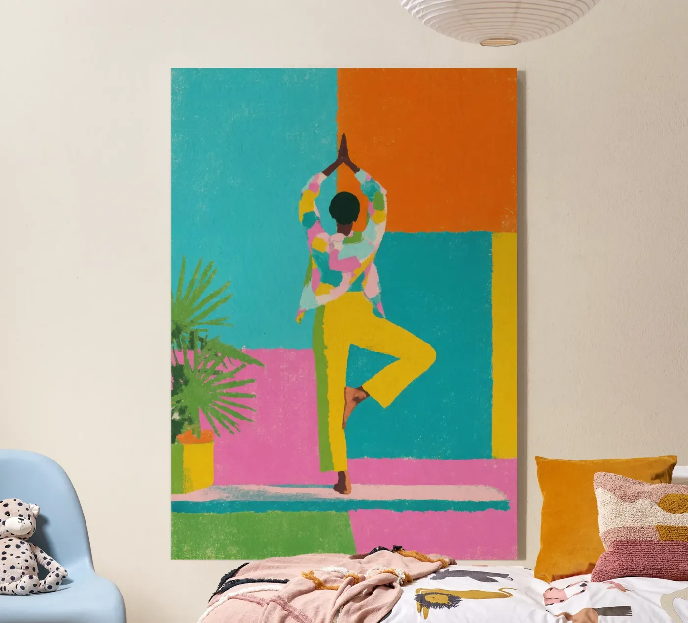 Yoga plexiglas de Nikis Art Studio