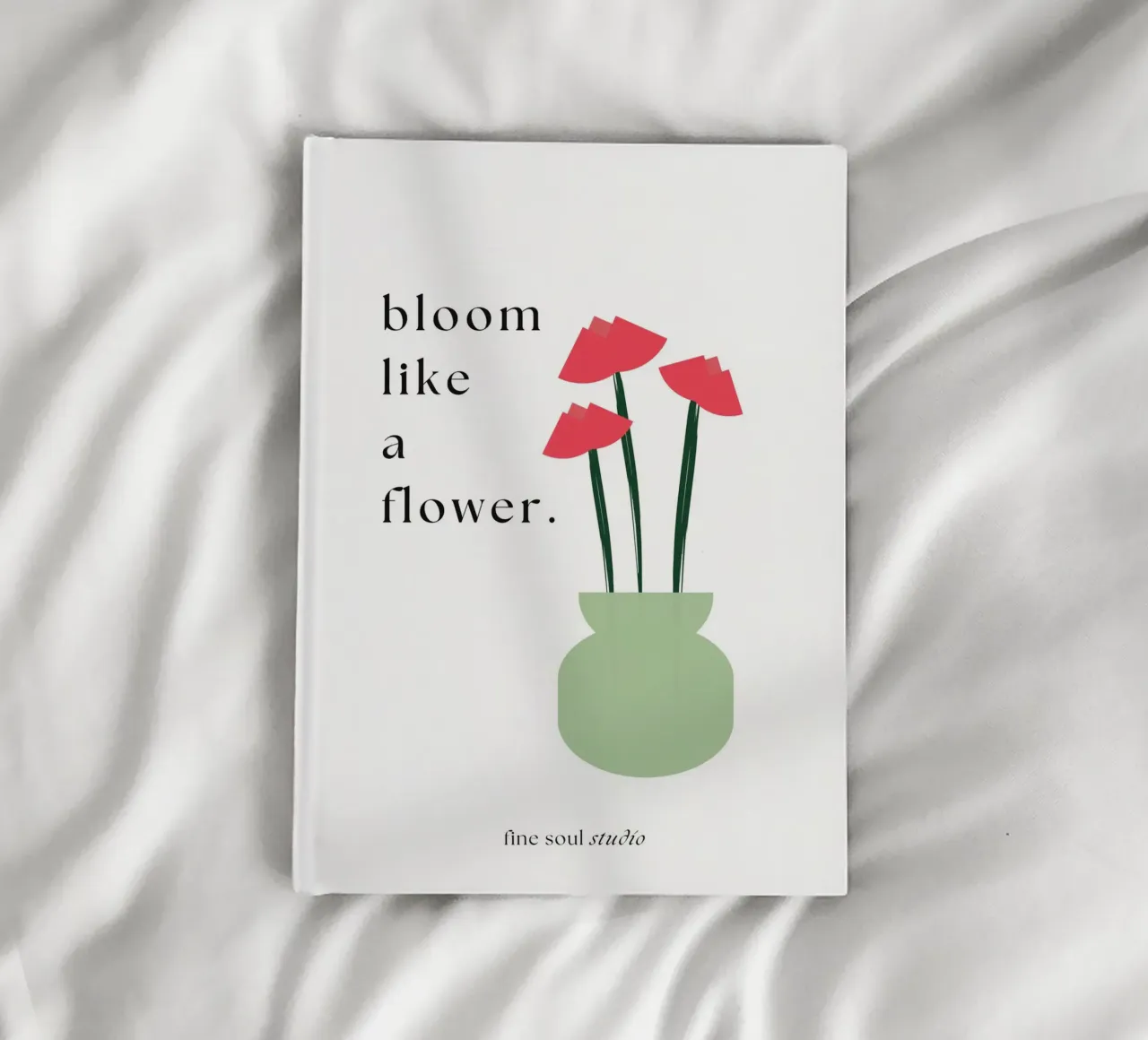 bloom like a flower notebook by studio.ladina
