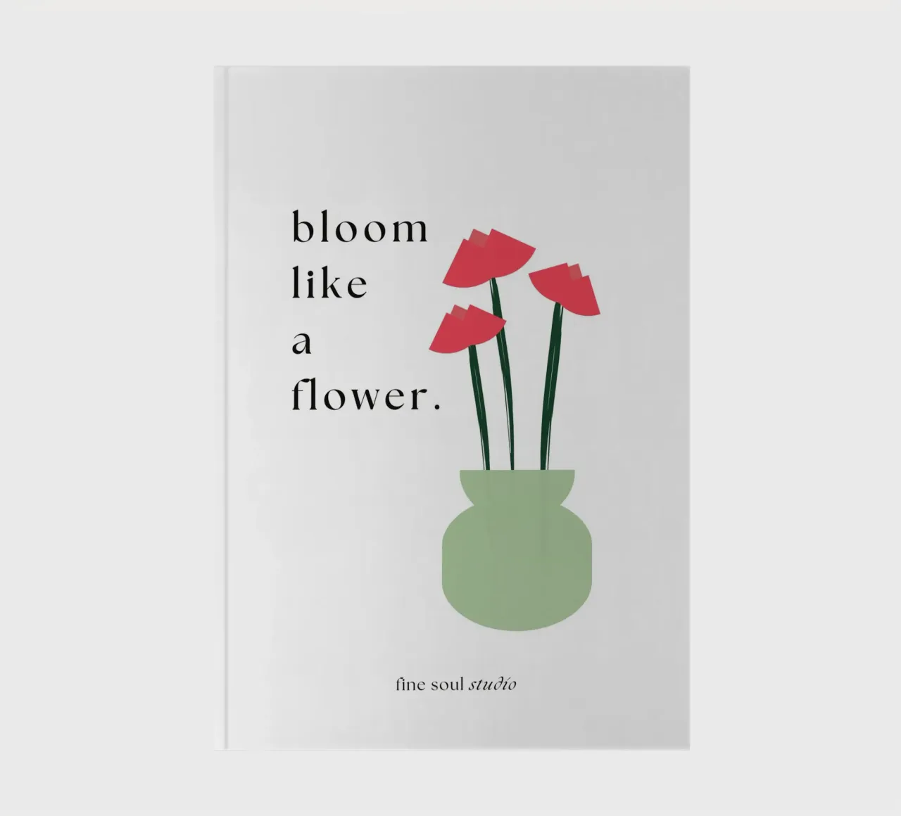 bloom like a flower notebook by studio.ladina