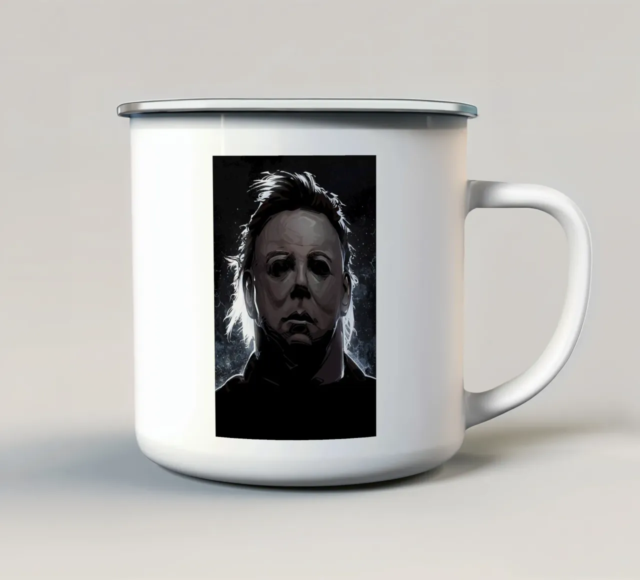 Michael Myers Halloween tazza in smalto da nabakumov