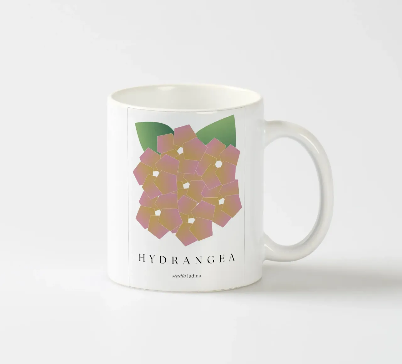 HYDRANGEA ceramic mug by studio.ladina