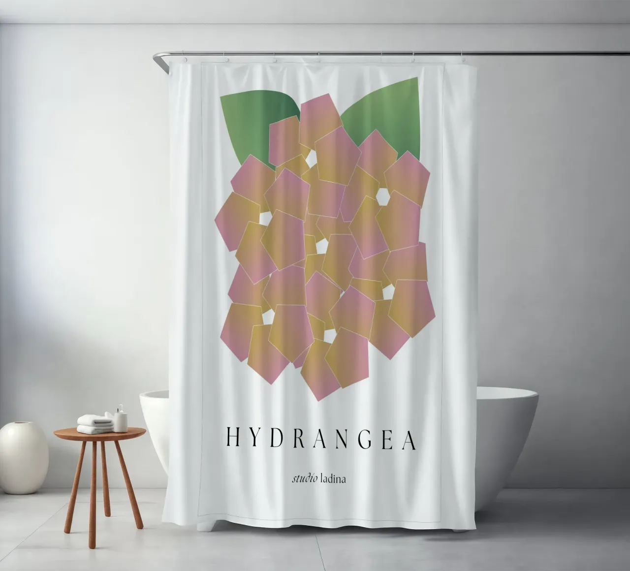 HYDRANGEA Duschvorhang von studio.ladina