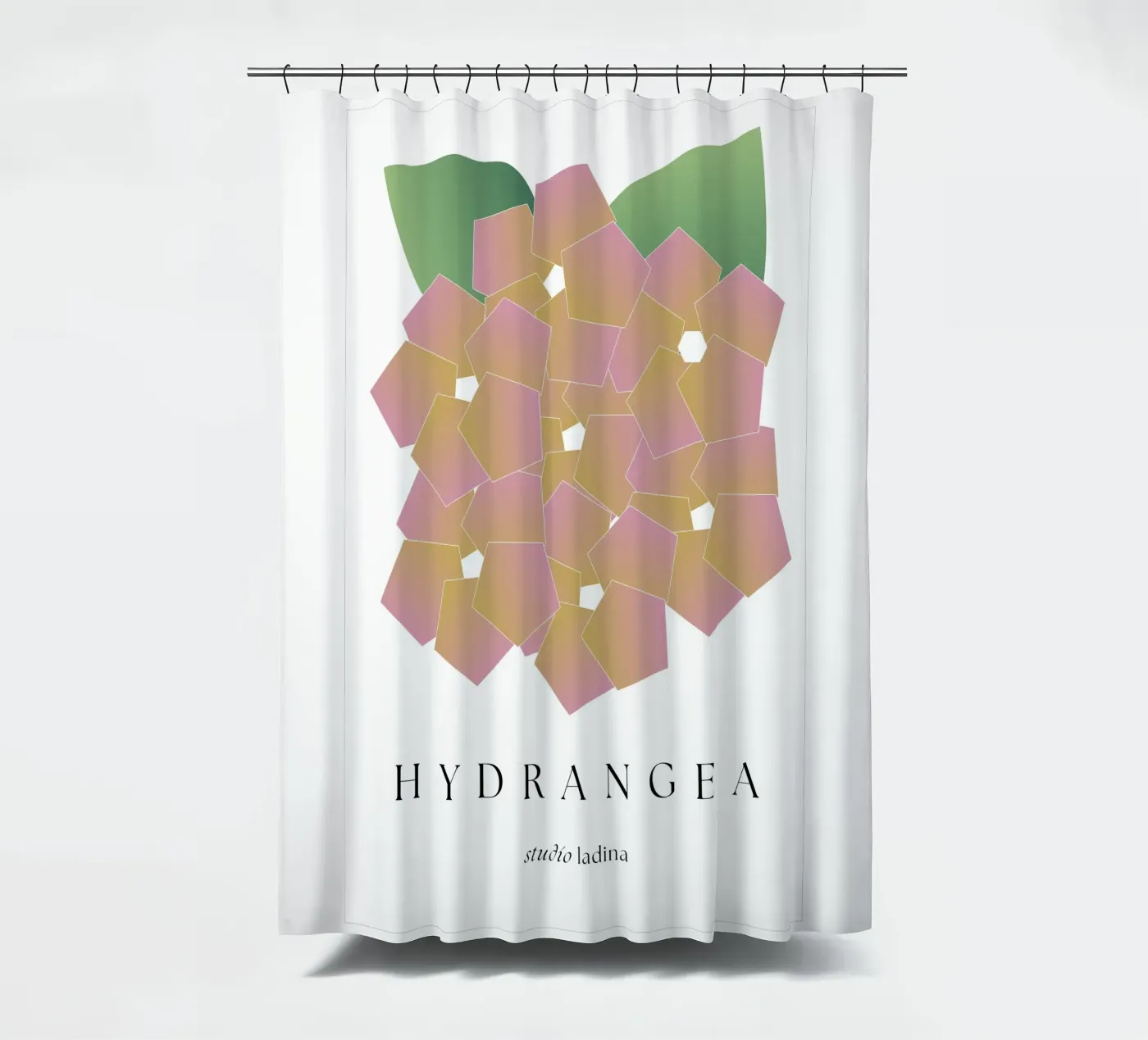 HYDRANGEA douchegordijn van studio.ladina