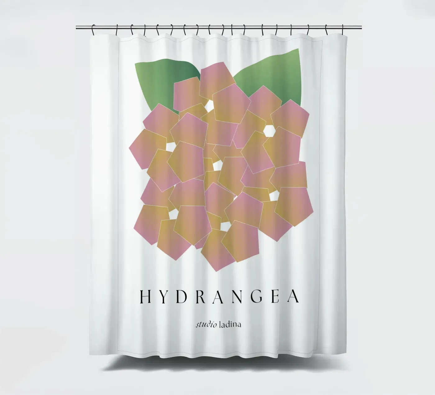 HYDRANGEA douchegordijn van studio.ladina