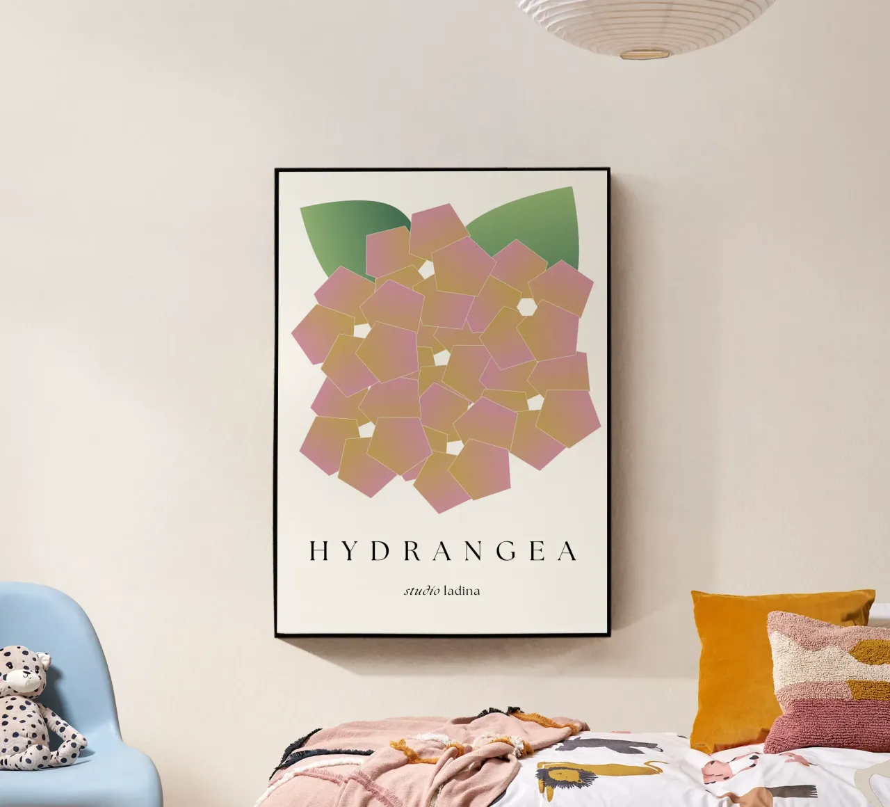 HYDRANGEA plexiglas de studio.ladina