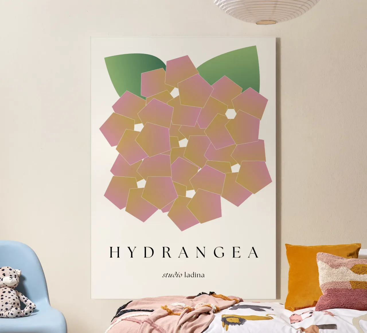 HYDRANGEA plexiglas de studio.ladina