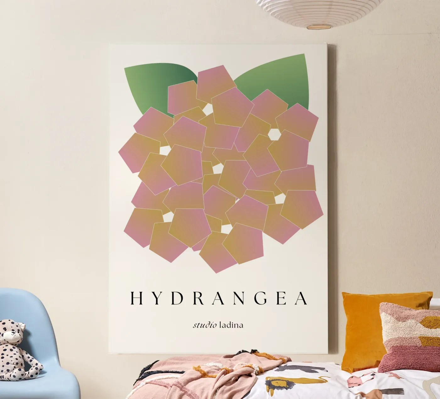 HYDRANGEA toile de studio.ladina